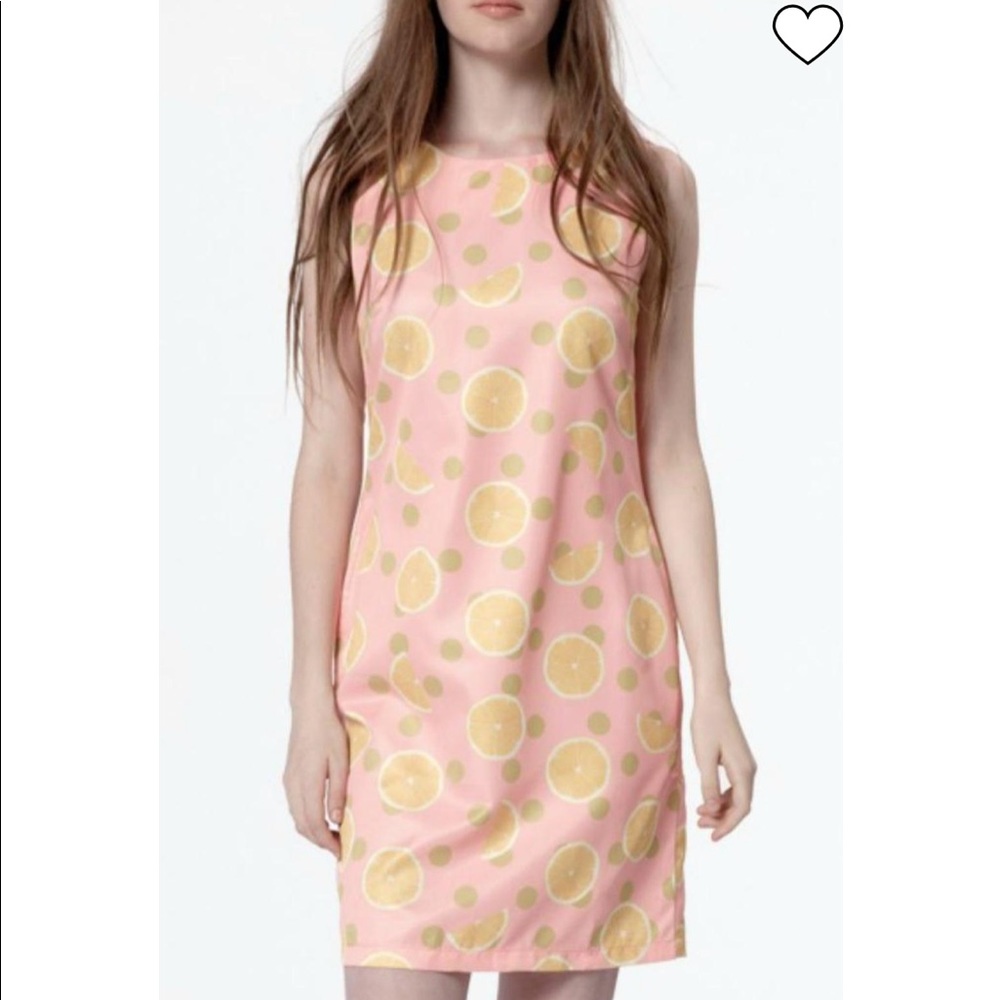 Dear Creatures citrus print dress